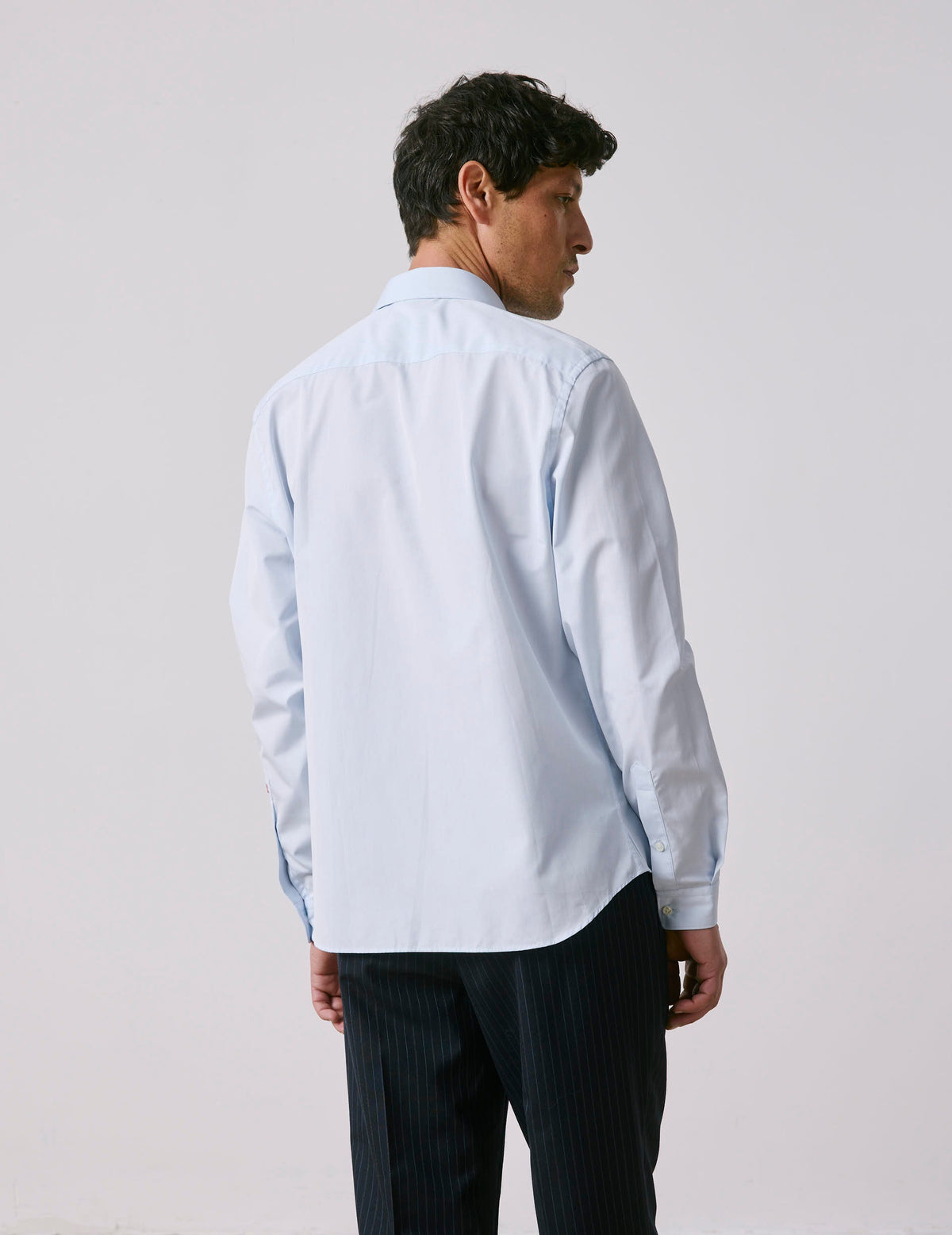 Chemise mixte  Je t'aime  bleue - View 2
