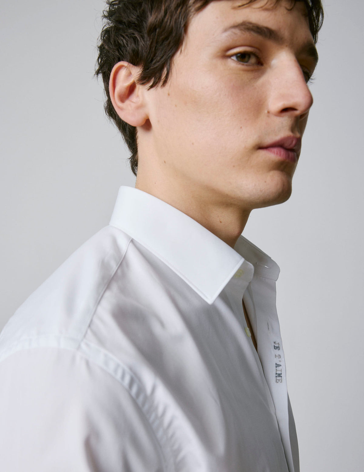 Chemise mixte  Je t'aime  blanche - View 2