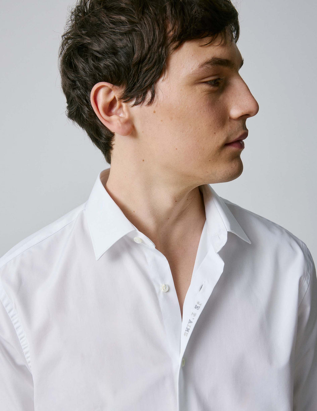 Chemise mixte  Je t'aime  blanche