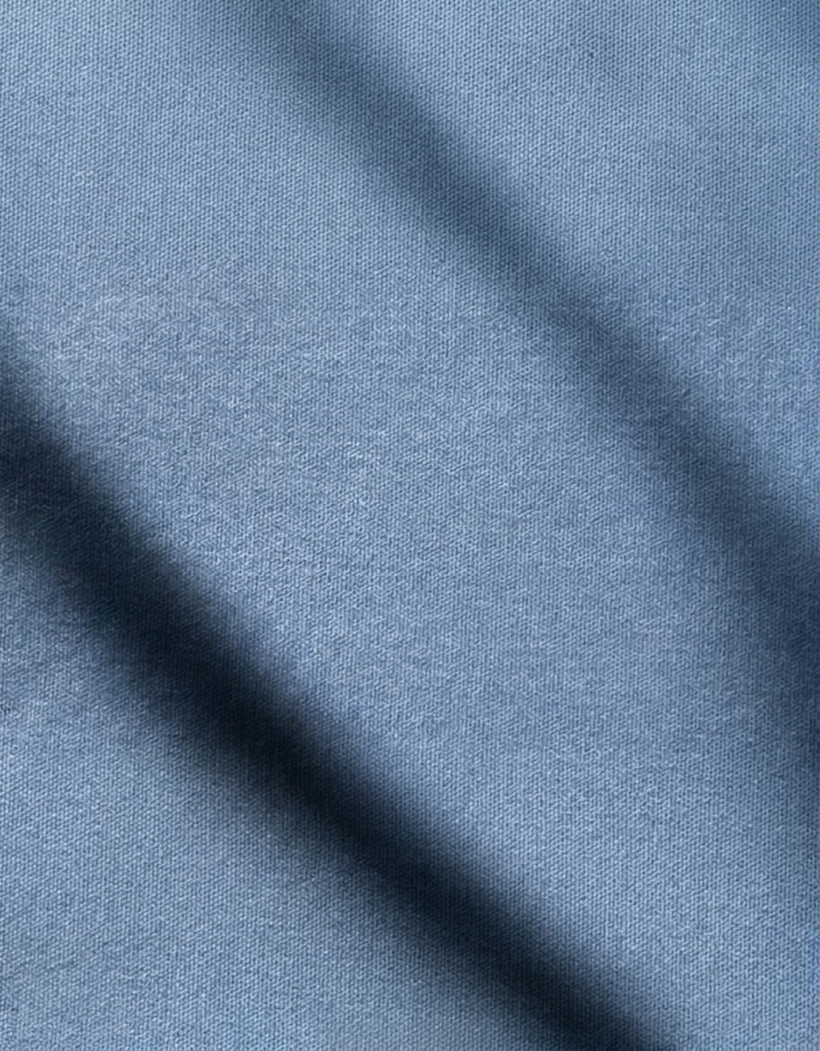 Chemise semi-ajustée stretch bleue