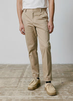 Chino Geofrey en twill de coton beige