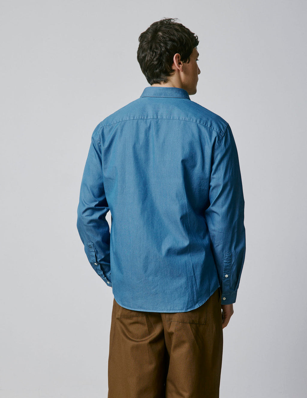 Chemise Semi-ajustée bleue
