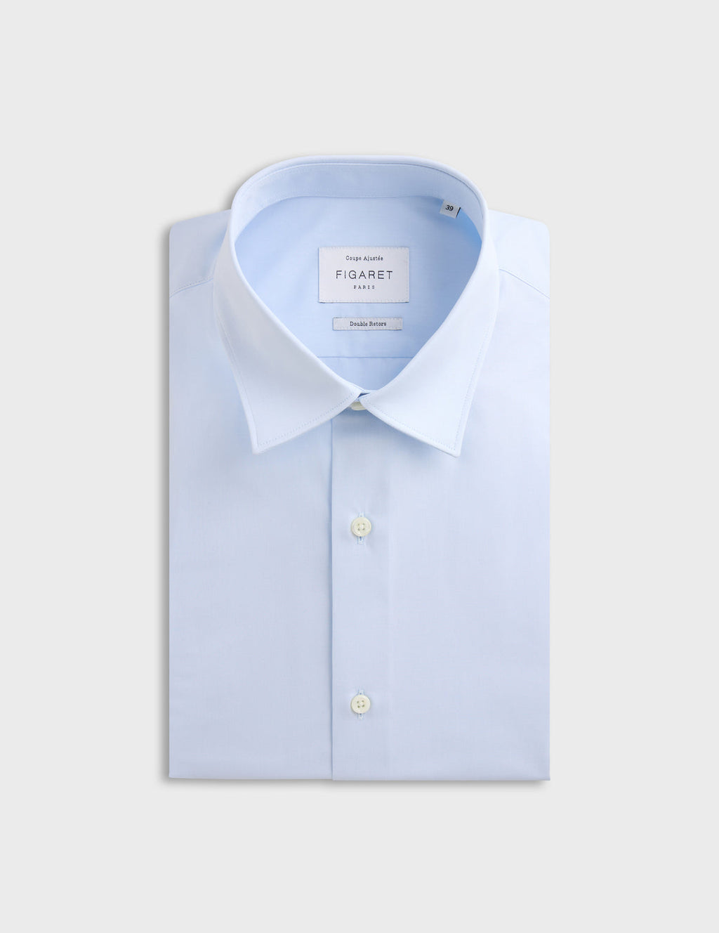 Chemise Ajustée bleue