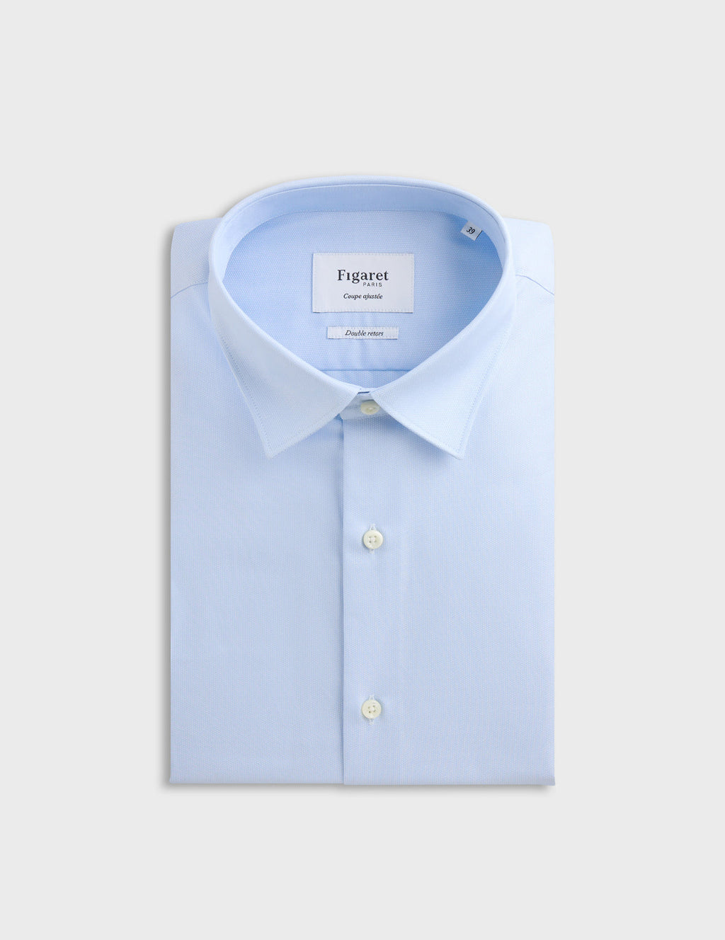 Chemise Ajustée bleue