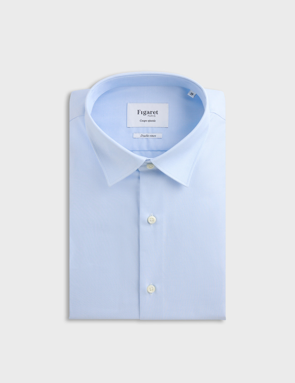 Chemise Ajustée bleue
