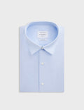 Chemise Semi-ajustée bleue
