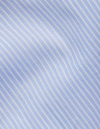 Chemise Semi-ajustée stretch rayée bleue