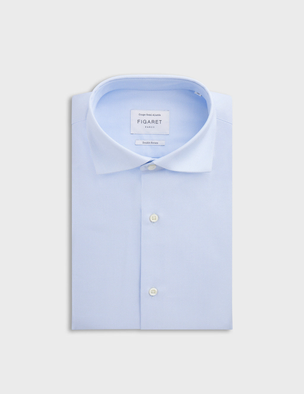 Chemise Semi-ajustée bleue
