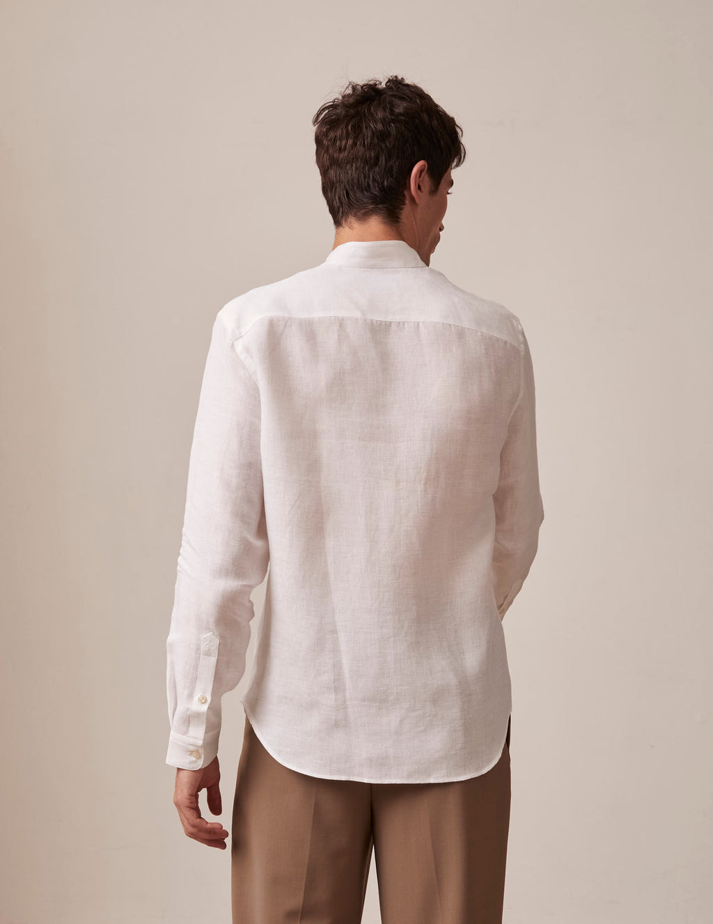 Chemise Carl en lin blanc