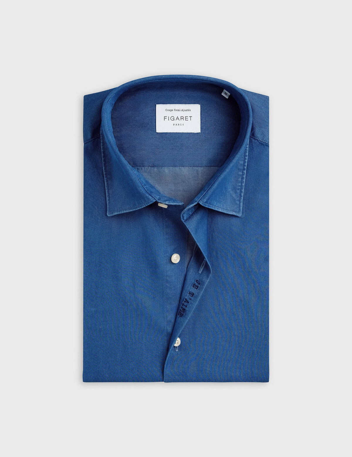 Chemise mixte  Je t'aime  en denim - View 2