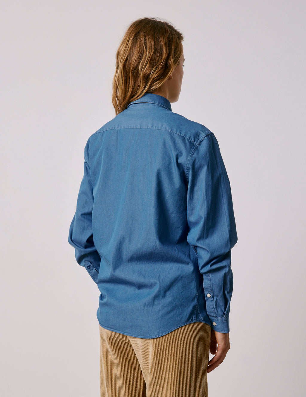 Chemise mixte  Je t'aime  en denim - View 2