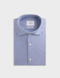 Chemise Ajustée rayée bleue