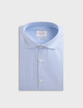 Chemise Classique rayée bleue