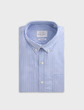 Chemise Classique rayée bleue
