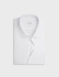 Chemise mixte  Je t'aime  en lin blanc