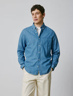 Chemise gabriel en denim bleu