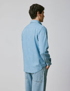 Chemise gabriel en denim bleu