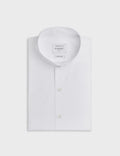 Chemise semi-ajustée blanche
