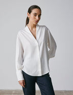 Chemise Ilena gorge cachée blanche