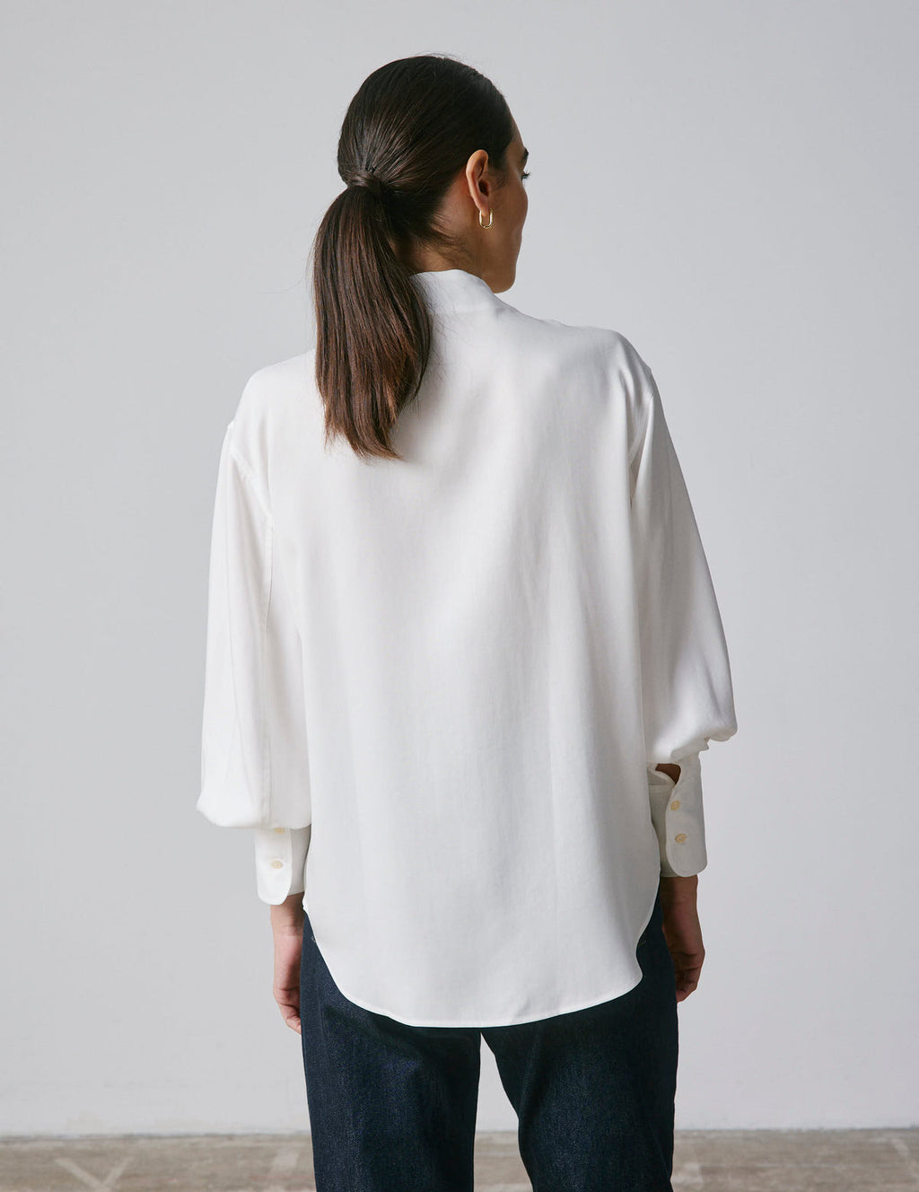 Chemise Ilena gorge cachée blanche