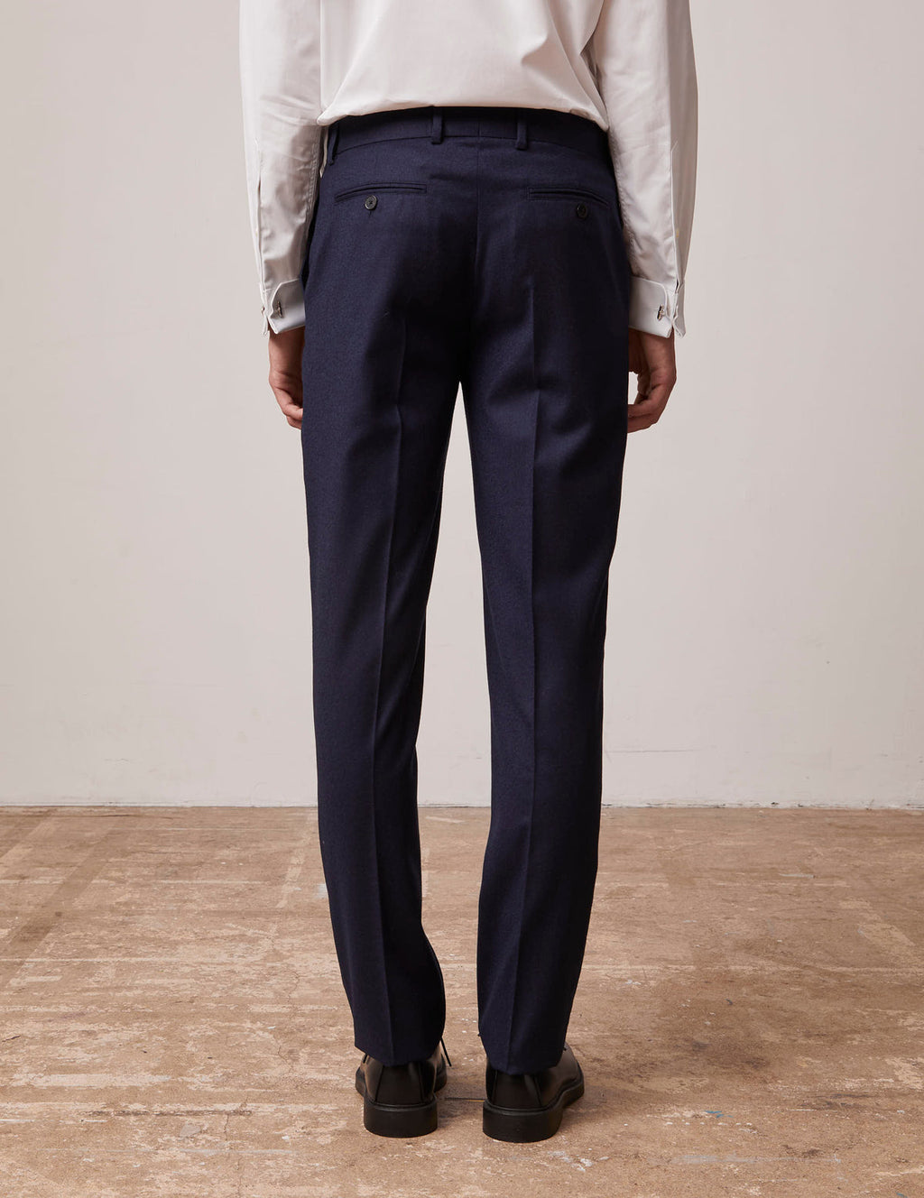 Pantalon de costume Greyson en toile de laine marine