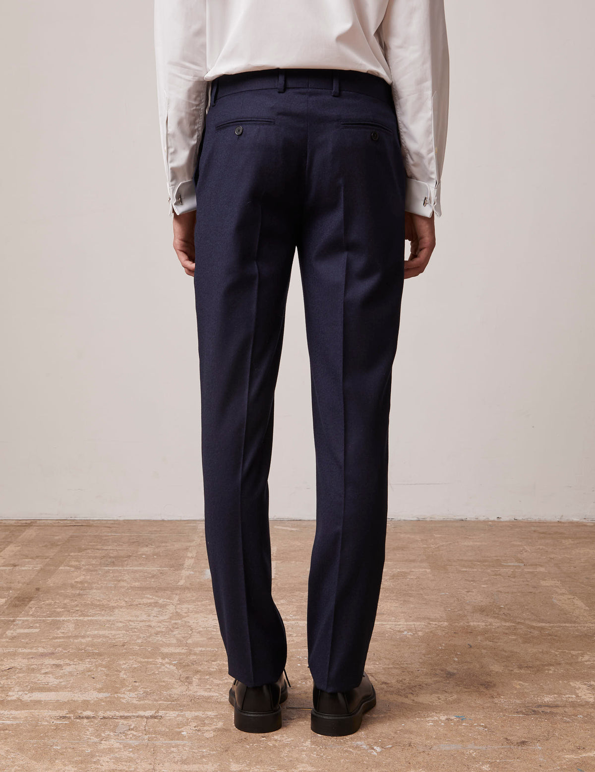 Pantalon de costume Greyson en toile de laine marine