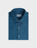 Chemise Auguste en denim bleu