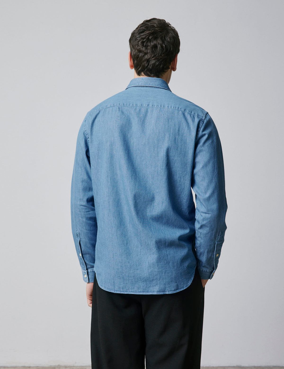 Chemise Auguste en denim bleu