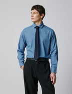 Chemise Auguste en denim bleu - View 2