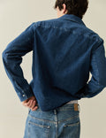 Chemise Auguste en denim bleu