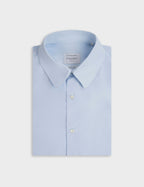 Chemise semi-ajustée bleue