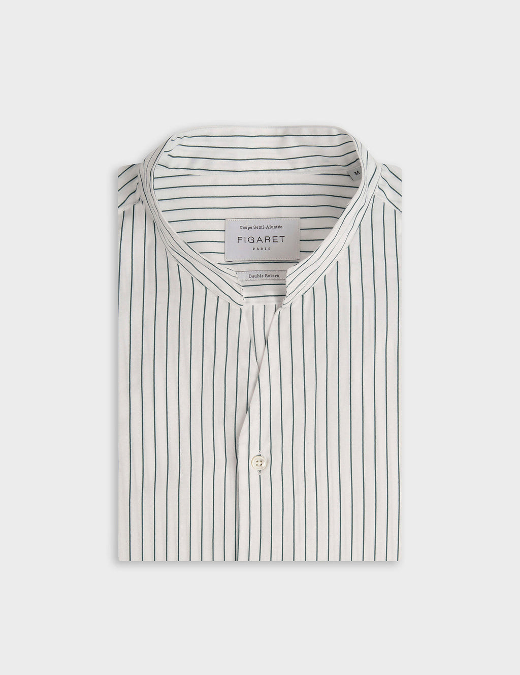 Chemise Carl rayée verte