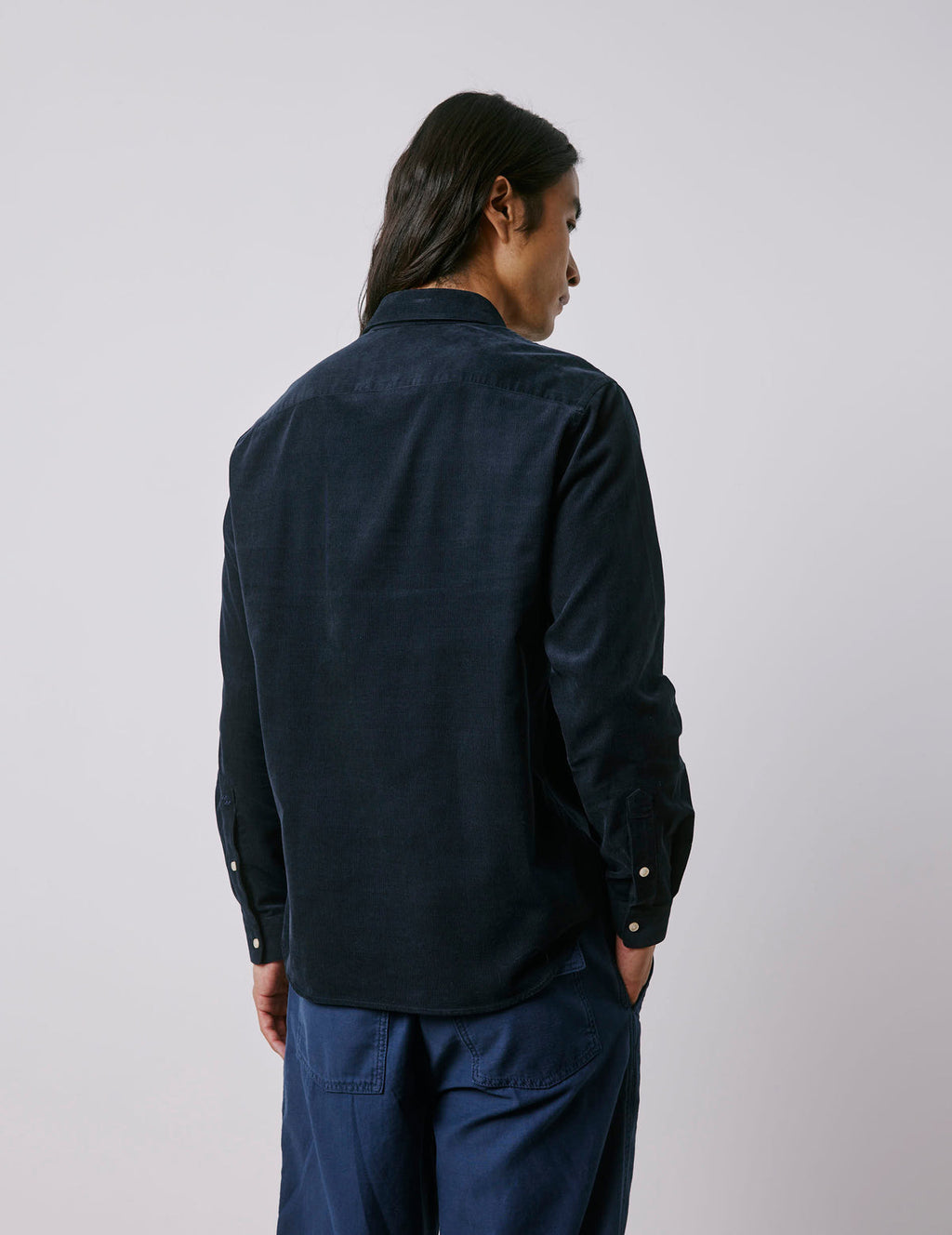 Chemise Gaspard bleu marine
