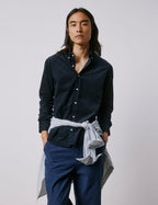 Chemise Gaspard bleu marine