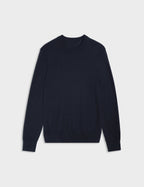 Pull Massimo en laine mérinos marine