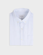 Chemise classique rayée bleu clair