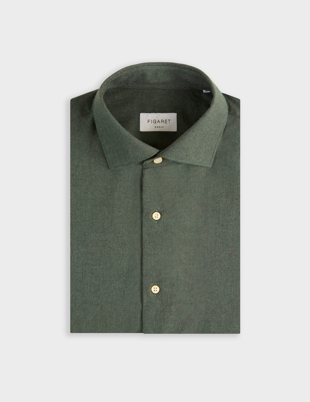 Chemise Aristote en flanelle verte