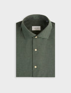Chemise Aristote en flanelle verte