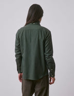 Chemise Aristote en flanelle verte
