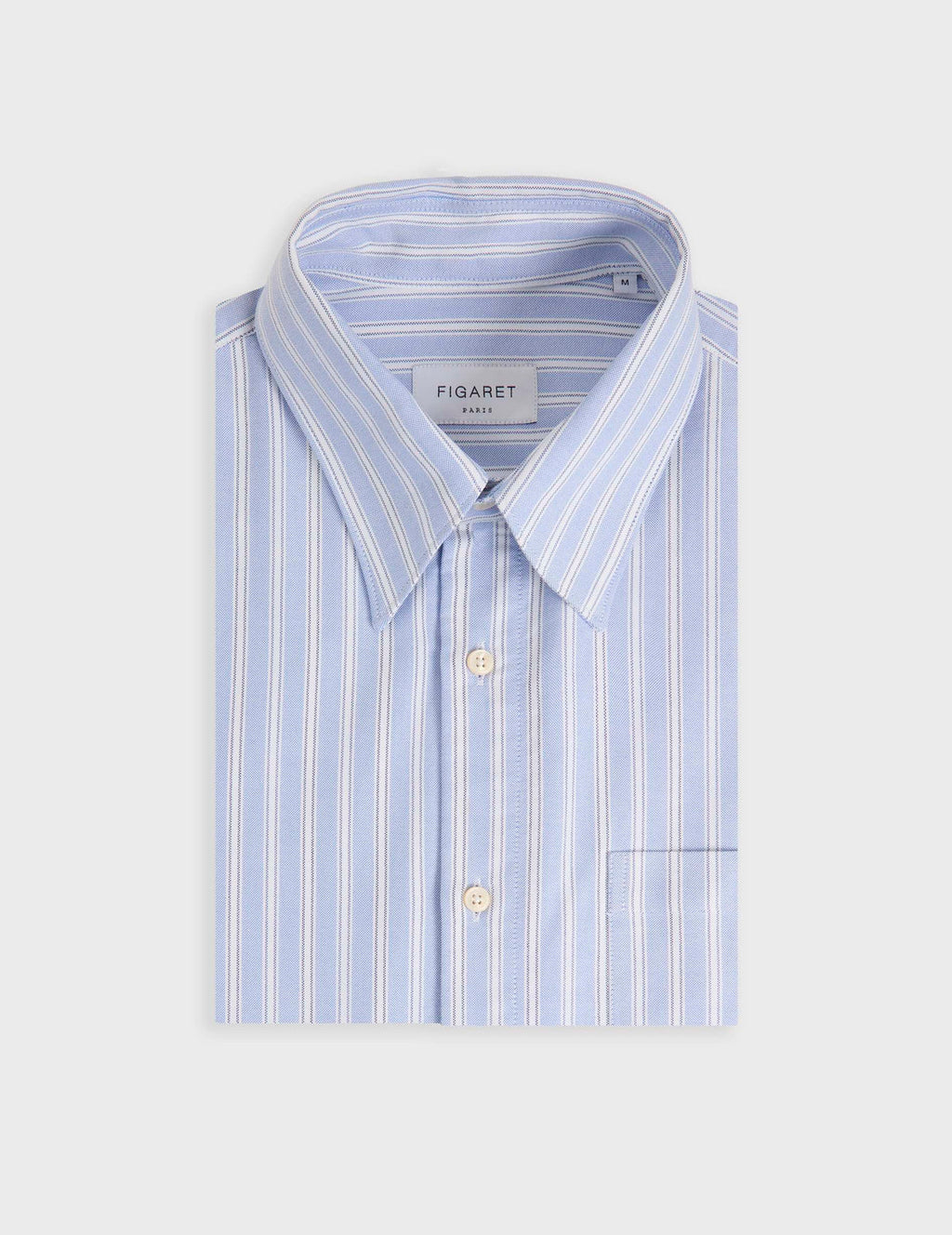Chemise Arnold rayée bleue