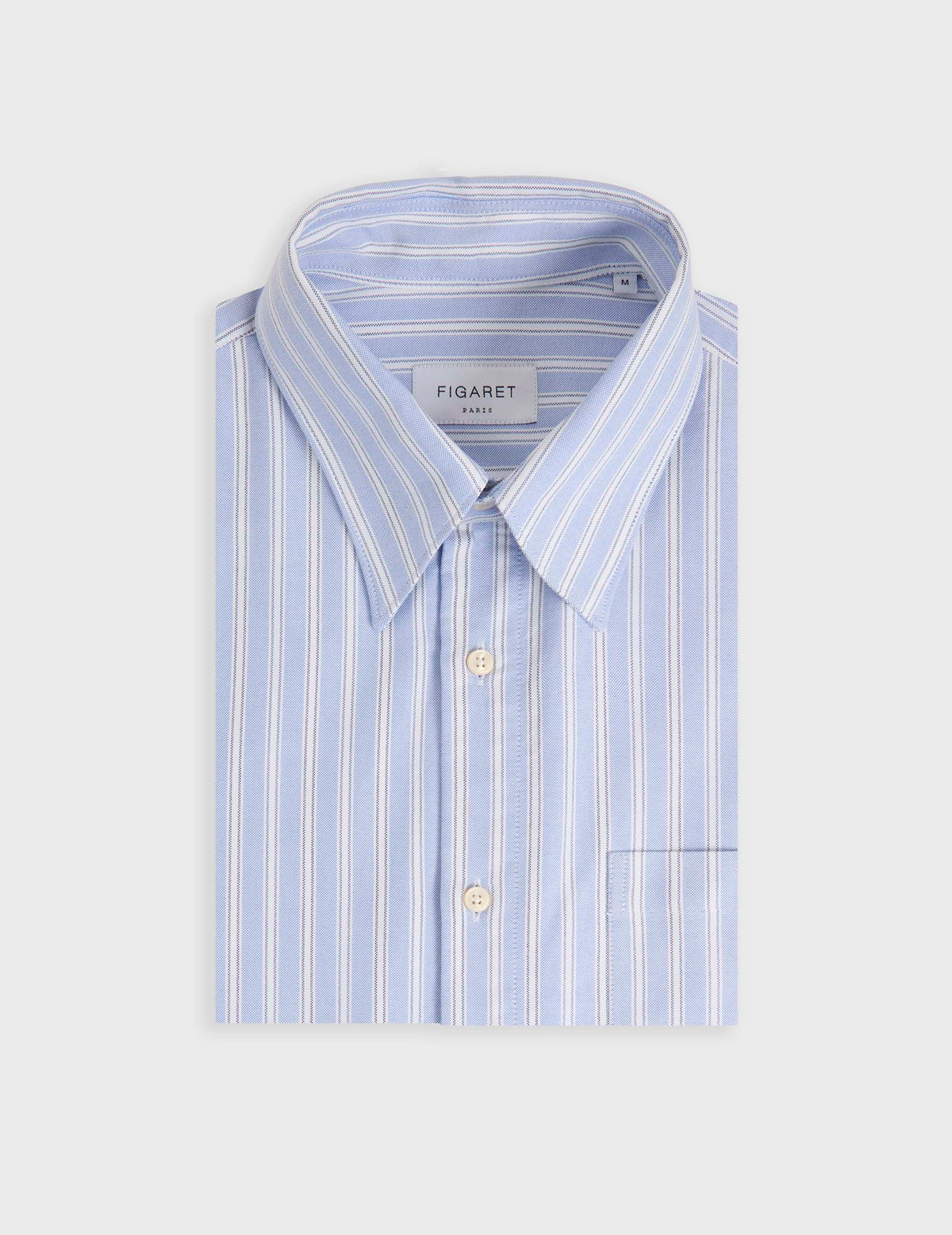 Chemise Arnold rayée bleue