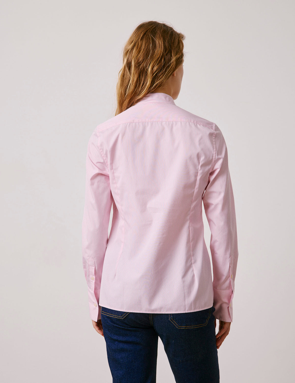 Chemise Carlita rayée rose