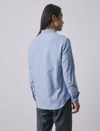 Chemise Carl en flanelle bleu clair