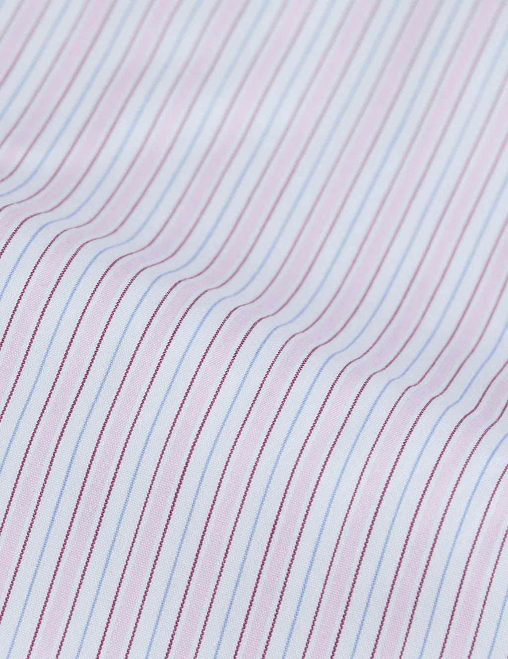 Chemise ajustée rayée rose