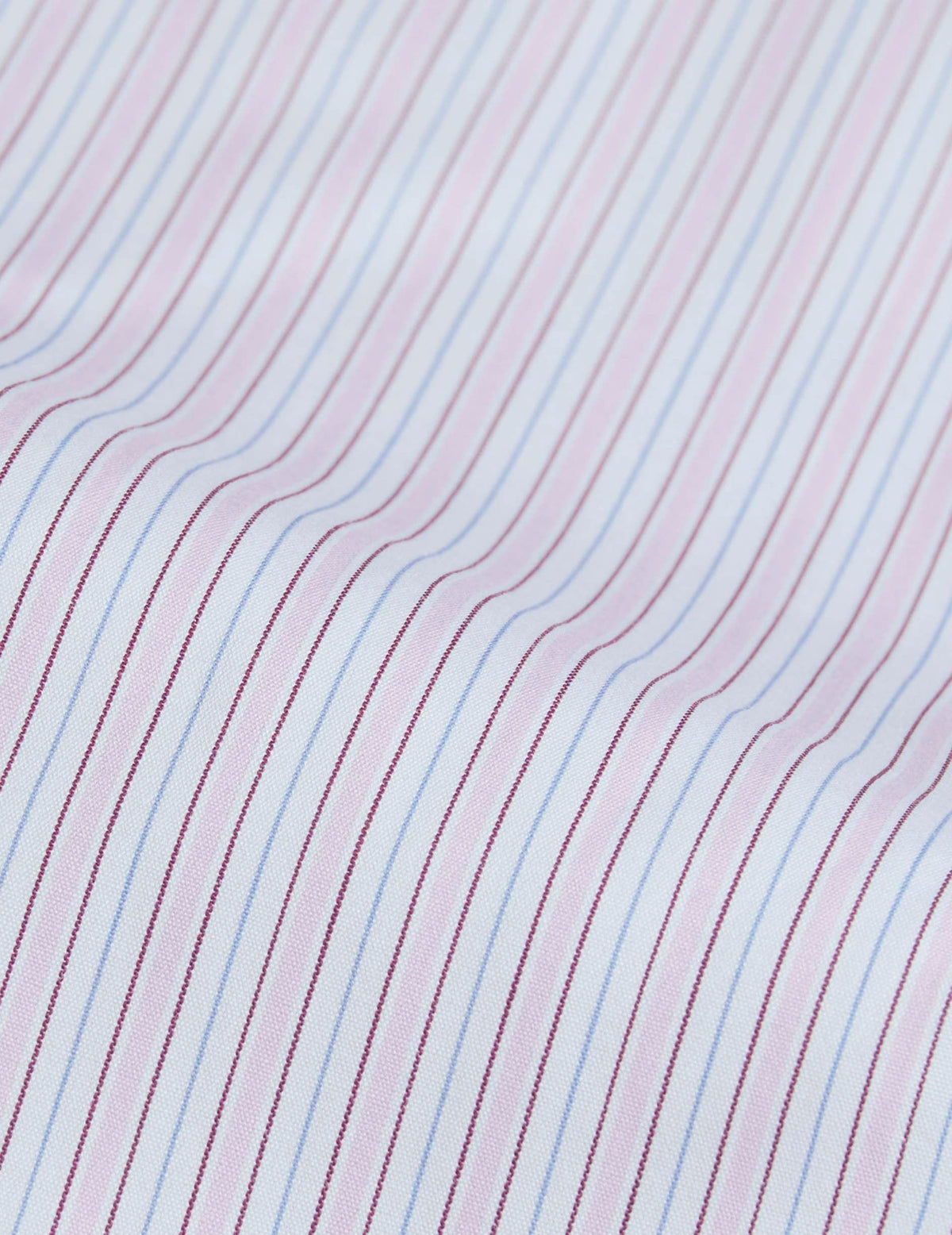 Chemise ajustée rayée rose