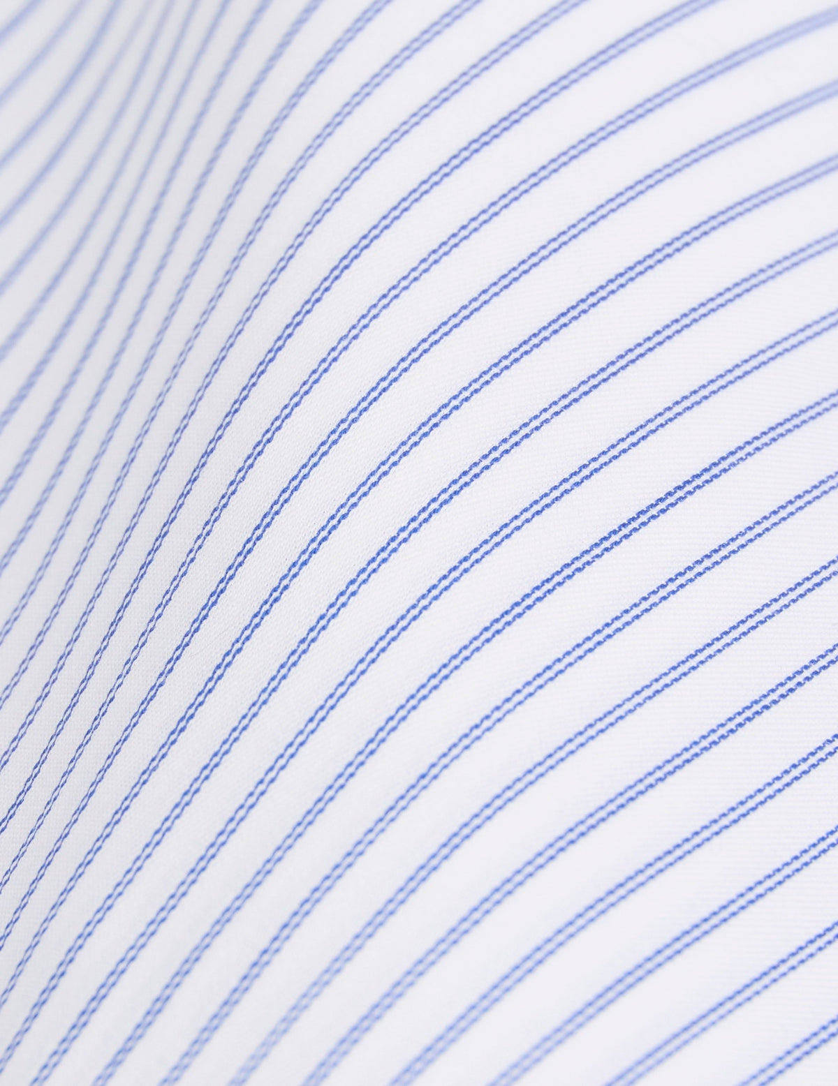 Chemise semi-ajustée rayée bleue