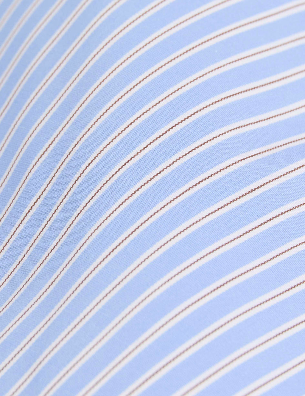 Chemise semi-ajustée rayée bleue