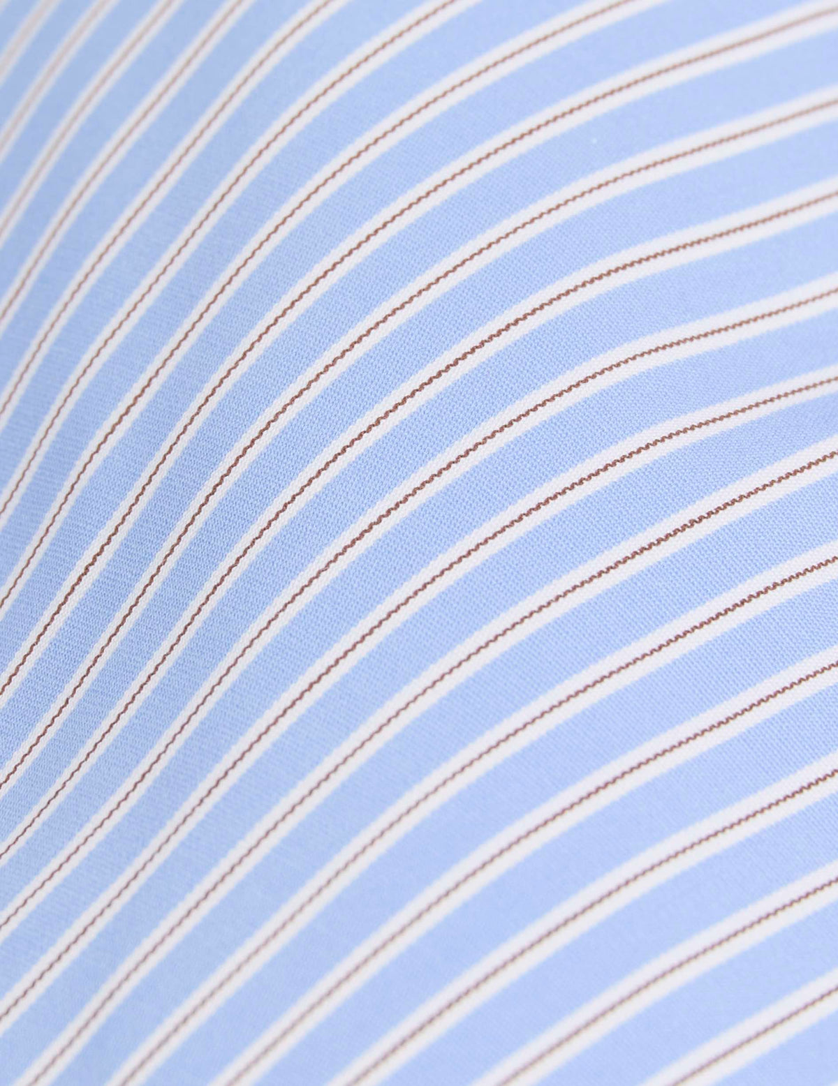 Chemise semi-ajustée rayée bleue