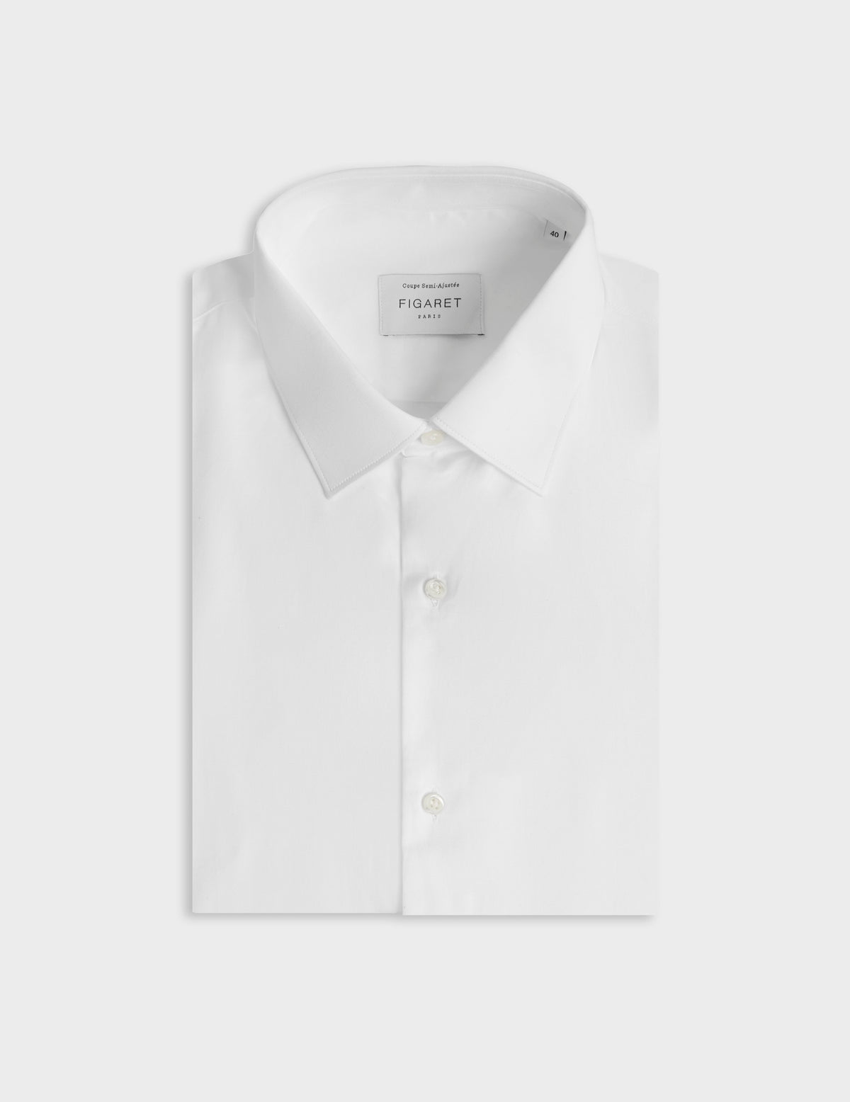 Chemise semi-ajustée Prestige blanche