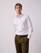 Chemise semi-ajustée Prestige blanche